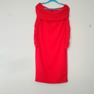 Fashion Nova Ruched Bodycon Dress